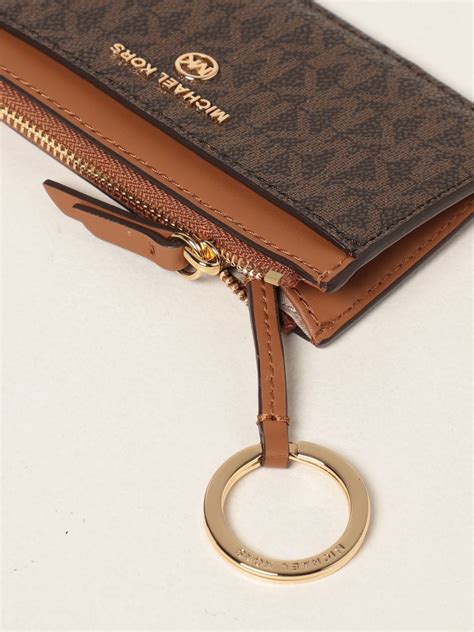 michael kors geldbeutel braun gold|Michael Kors wristlets.